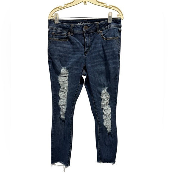 INC International Concepts Denim - INC International Concepts Distressed Skinny Jeans - Size 8